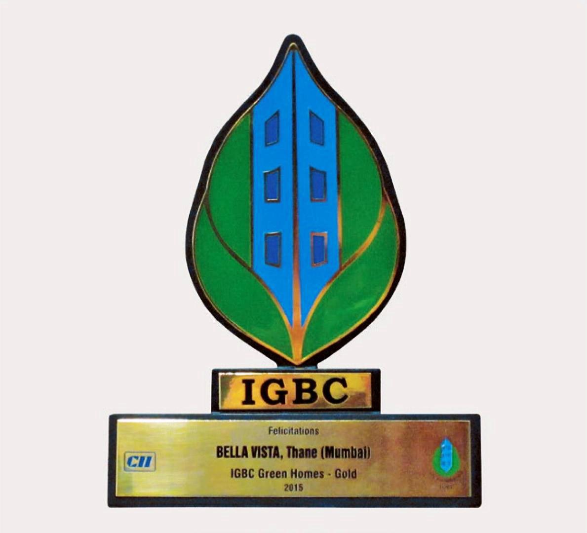 Vijay Group IGBC Green
Homes - Gold By CII & IGBC 2015